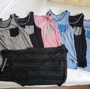 Massimo Men's tank tops size large lot of 7